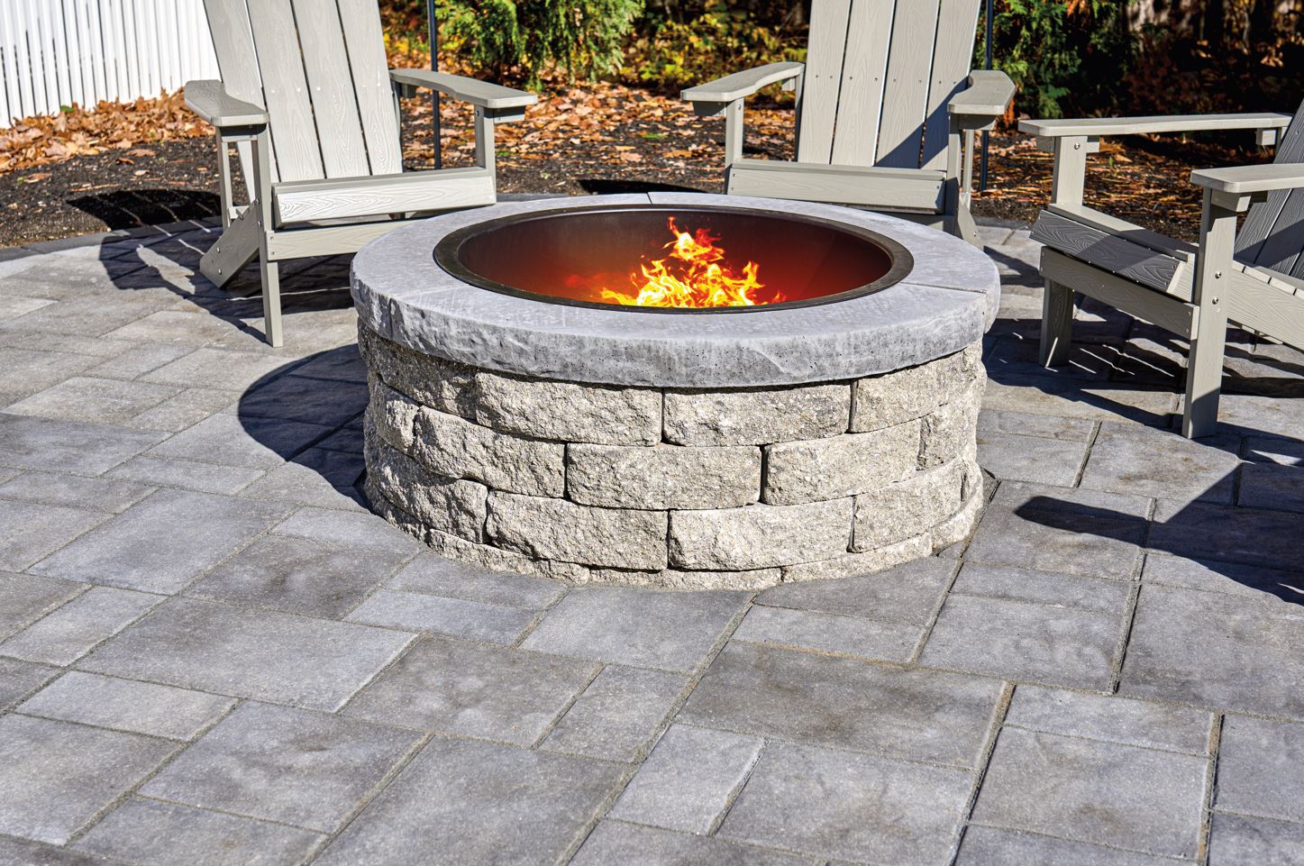 Outdoor Fire Pits from System Pavers