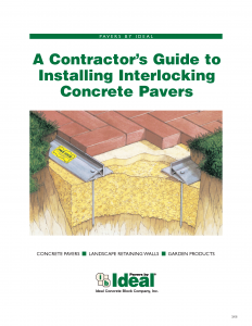 A Contractor S Guide To Installing Interlocking Concrete Pavers Pavers By Ideal