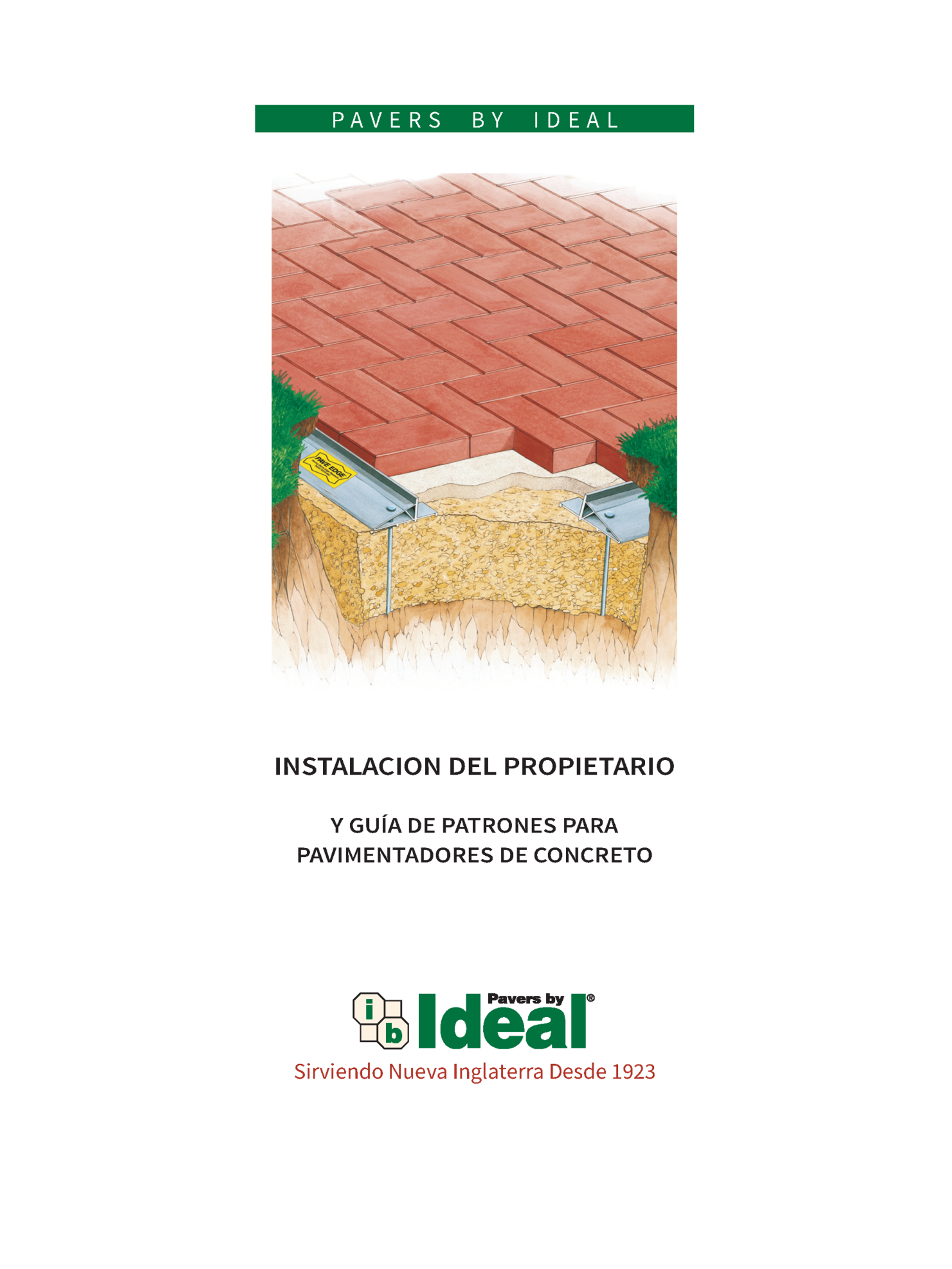 Homeowner Installation And Pattern Guide For Concrete Pavers Spanish Pavers By Ideal